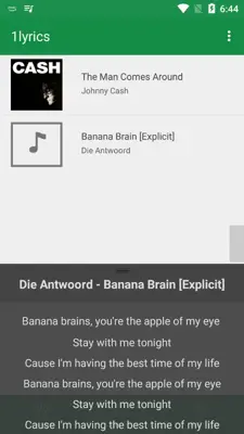 1lyrics android App screenshot 0